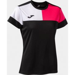Joma damska koszulka krótki rękaw Black-Pink S. Białe koszulki sportowe Joma, bez wzorów, bez ramiączek, do piłki nożnej. Za 157.99 zł.