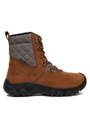Keen Śniegowce Greta Boot II Wp 1031169 Brązowy. Brązowe trapery i śniegowce Keen, z nubiku. Za 799.99 zł.