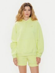 New Balance Bluza WT41537 Zielony Relaxed Fit. Zielone bluzy New Balance, xs, bez wzorów, z bawełny, bez kaptura. Za 219.99 zł.