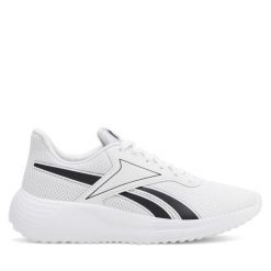 Buty do biegania Reebok. Białe obuwie sportowe Reebok, bez zapięcia, do biegania. Za 99.99 zł.