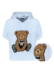 Sublevel Bluza w kolorze błękitnym rozmiar: S. Niebieskie bluzy Sublevel, s, z aplikacjami, z kapturem. Za 131.95 zł.