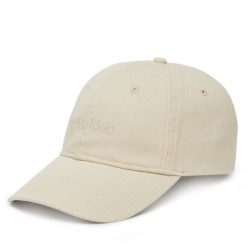 Czapka z daszkiem Calvin Klein. Białe czapki Calvin Klein, bez wzorów. Za 112.99 zł.