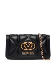 LOVE MOSCHINO Torebka JC5640PP1OLC0000 Czarny. Czarne torebki klasyczne Love Moschino, bez wzorów, ze skóry, bez dodatków. Za 699.99 zł.