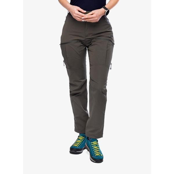 Spodnie softshell damskie Houdini More Pants. Zielone spodnie narciarskie Houdini, m, bez wzorów, z softshellu, trekkingowe. Za 749.99 zł.