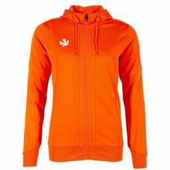 Damska bluza dresowa zapinana na zamek z kapturem Reece Australia Cleve TTS. Brązowe bluzy REECE, l, bez wzorów, z dresówki, z kapturem. Za 280.50 zł.