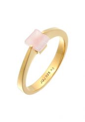 Elli PREMIUM Damski pierścionek soliter kwadrat z kwarcem w pozłacanym srebrze próby 925 Pierścionki 1 ct. Czerwone pierścionki Elli PREMIUM, z kwarcem, pozłacane. Za 368.99 zł.