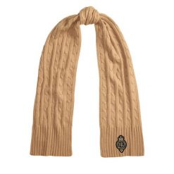 Szalik LAUREN RALPH LAUREN. Brązowe szaliki Lauren Ralph Lauren, bez wzorów. Za 379.99 zł.