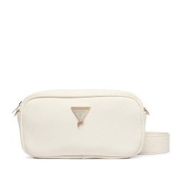 Torebka Guess. Białe listonoszki Guess, z aplikacjami, bez dodatków. Za 284.99 zł.