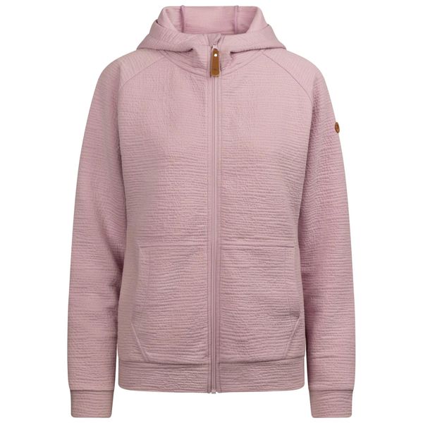 Damska Bluza Z Kapturem Lillie Full Zip. Czerwone bluzy Trespass, bez wzorów, z kapturem. Za 215.99 zł.