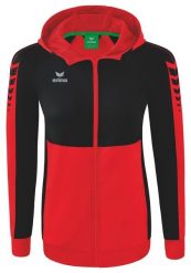 Damska bluza dresowa z kapturem Erima Six Wings. Czarne bluzy Erima, bez wzorów, z bawełny, z kapturem. Za 220.00 zł.