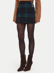 Liu Jo Spódnica mini WF6262 T719A Zielony ciemny Regular Fit. Zielone spódnice Liu Jo, bez wzorów, z wełny, mini, trapezowe. Za 689.99 zł.