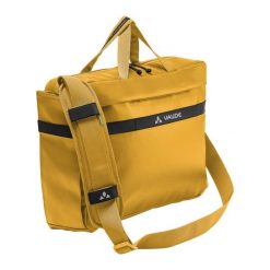 Torba na rower VAUDE Mineo. Żółte torby na laptopa Vaude, bez wzorów, z materiału, duże. Za 603.95 zł.