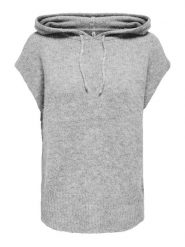 ONLY Sweter w kolorze szarym rozmiar: XL. Szare swetry Only, xl, bez wzorów, bez ramiączek. Za 100.45 zł.