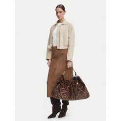 Torebka Liu Jo. Brązowe shopper Liu Jo, bez wzorów, bez dodatków. Za 499.99 zł.