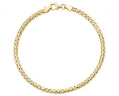Złota bransoletka - lisi ogon. Żółte bransoletki Apart, złote. Za 4,279.00 zł.