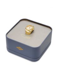 Fossil Zegarek Ring Watch ES5246 Złoty. Żółte, analogowe zegarki Fossil, złote. Za 589.99 zł.