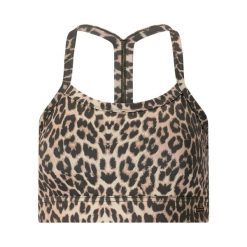 Sportowa biustonosz damski z nadrukiem Athlecia Bloom V2. Brązowe bielizna sportowa Athlecia, s, bez wzorów. Za 140.00 zł.