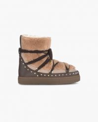 INUIKII CURLY ROCK Śniegowce damskie. Brązowe trapery i śniegowce Inuikii, z futra. Za 1,159.99 zł.