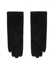 Nine West Rękawiczki CEO-NW-W6-001-AW25 Czarny. Czarne rękawiczki Nine West, bez wzorów, z dzianiny. Za 39.99 zł.