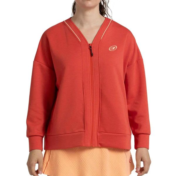 Bluza Bullpadel Acena Damska. Brązowe bluzy sportowe bullpadel, l, bez wzorów, z materiału, bez kaptura. Za 195.55 zł.