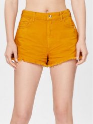 Patrizia Pepe Szorty jeansowe 2P1538/D045-B759 Brązowy Relaxed Fit. Brązowe szorty Patrizia Pepe, bez wzorów, z bawełny. Za 329.99 zł.