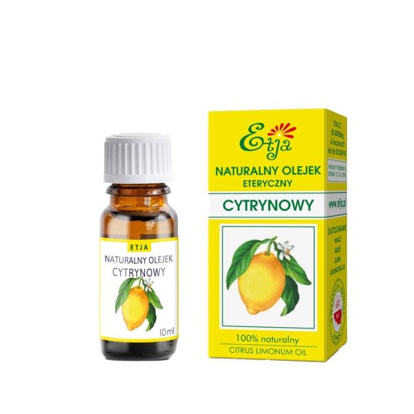 Etja, Olejek Eteryczny Cytrynowy, 10ml. Kremy do opalania Etja. Za 14.94 zł.