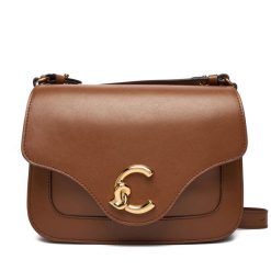 Torebka Coccinelle. Brązowe listonoszki Coccinelle, bez wzorów, bez dodatków. Za 1,399.00 zł.