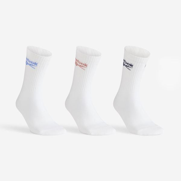 Skarpety sportowe tenis Reebok długie 3 pary. Skarpety Reebok, bez wzorów, z bawełny. Za 39.99 zł.