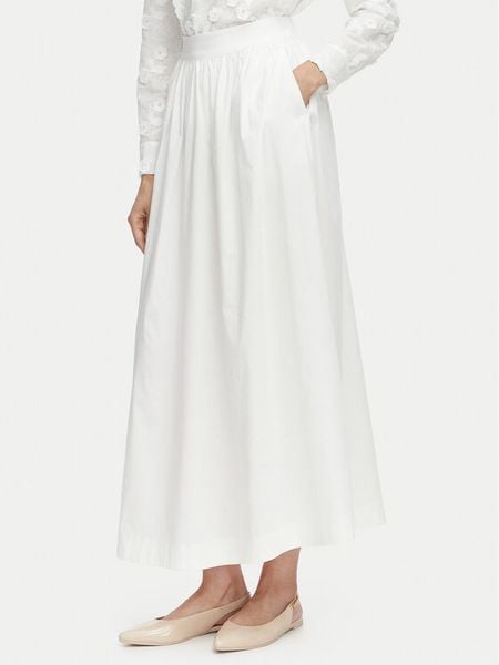 Vero Moda Spódnica maxi Friba 10346845 Biały Regular Fit. Białe spódnice Vero Moda, m, bez wzorów, z bawełny, maxi. Za 199.99 zł.