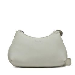 Torebka Calvin Klein. Szare listonoszki Calvin Klein, bez wzorów, bez dodatków. Za 419.99 zł.