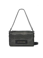 LOVE MOSCHINO Torebka JC4135PP1MLL100A Czarny. Czarne torebki klasyczne Love Moschino, bez wzorów, z materiału, bez dodatków. Za 449.99 zł.