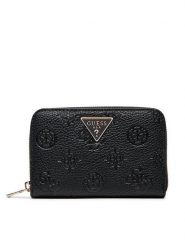 Guess Duży Portfel Damski SWPG93 49140 Czarny. Czarne portfele Guess, z aplikacjami, ze skóry. Za 179.99 zł.
