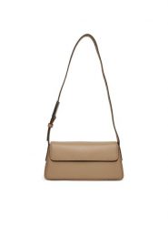 Calvin Klein Jeans Torebka Belted Small Shoulder Bag LV04K3110G Beżowy. Brązowe torebki klasyczne Calvin Klein Jeans, bez wzorów, z jeansu, bez dodatków. Za 289.99 zł.