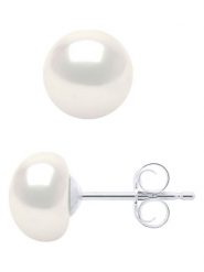 ATELIERS SAINT GERMAIN Srebrne kolczyki-wkrętki z perłami rozmiar: onesize. Białe kolczyki ATELIERS SAINT GERMAIN, z perłą, srebrne. Za 130.99 zł.