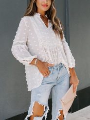 LA Angels Bluzka w kolorze białym rozmiar: S. Białe bluzki LA Angels, s, z aplikacjami, bez kołnierzyka, bez ramiączek. Za 126.99 zł.