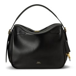 Torebka Polo Ralph Lauren. Czarne torebki klasyczne Polo Ralph Lauren, bez wzorów, bez dodatków. Za 3,399.00 zł.