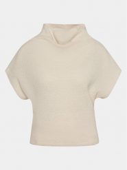 Gina Tricot Bluzka 22932 Écru Regular Fit. Bluzki Gina Tricot, xl, bez wzorów, z syntetyku, bez kołnierzyka, bez ramiączek. Za 119.99 zł.