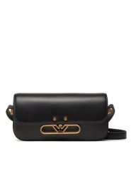 Emporio Armani Torebka EW001212 AF14786 UC001 Czarny. Czarne listonoszki Emporio Armani, bez wzorów, ze skóry, bez dodatków. Za 1,009.00 zł.