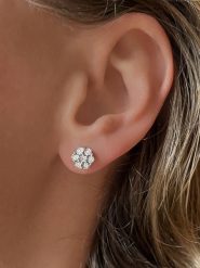 OR Carats Złote kolczyki-wkrętki z diamentami rozmiar: onesize. Żółte kolczyki OR Carats, z diamentem, metalowe. Za 1,289.75 zł.