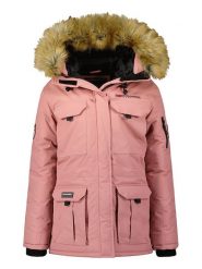Geographical Norway Parka "Baliverne" w kolorze jasnoróżowym rozmiar: XXL. Różowe parki Geographical Norway, xxl, bez kaptura. Za 254.74 zł.