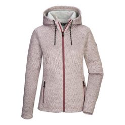 Bluza damska z kapturem Killtec Kow 5 Kntflc. Czerwone bluzy Killtec, l, bez wzorów, z materiału, z kapturem. Za 314.50 zł.