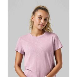 Koszulka Damska Sportowa Casall Soft Texture Tee Lekka Treningowa. Czerwone koszulki sportowe Casall, bez wzorów, bez ramiączek, na jogę i pilates. Za 269.99 zł.
