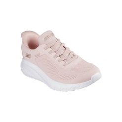 Buty sportowe Sneakersy damskie, Slip-Ins: BOBS Sport Squad Chaos - Current Muse. Czerwone obuwie sportowe Skechers, bez zapięcia, trekkingowe. Za 279.99 zł.