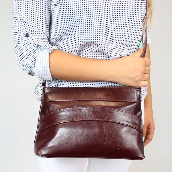 Torebka skórzana damska listonoszka DAN-A T175 koniakowa. Torebki klasyczne DAN-A, bez wzorów, ze skóry, duże, bez dodatków. Za 229.99 zł.