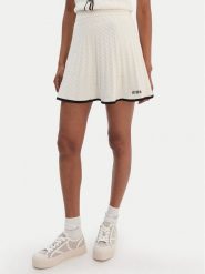 Guess Spódnica mini V6RD07 Z4652 Écru Regular Fit. Spódnice Guess, s, z aplikacjami, z syntetyku, mini. Za 299.99 zł.