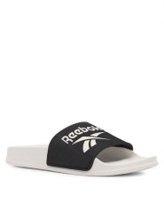 Reebok Klapki Fulgere Slide HR0688 Czarny. Czarne klapki Reebok, bez wzorów, z tworzywa sztucznego, bez obcasa. Za 89.99 zł.
