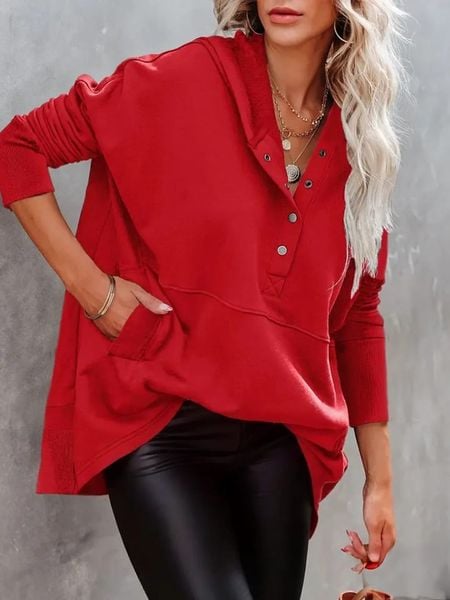 LA Angels Bluza w kolorze czerwonym rozmiar: M. Czerwone bluzy LA Angels, m, bez wzorów, z kapturem. Za 164.95 zł.