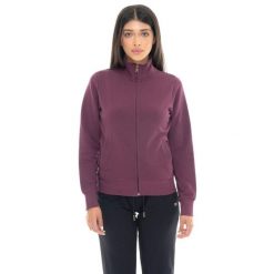 Bluza zimowa Leone 1947 Never Without Damen, Halsausschnitt Reißverschluss. Czerwone bluzy LEONE 1947 APPAREL, na zimę, bez wzorów, z bawełny, bez kaptura. W wyprzedaży za 144.93 zł.