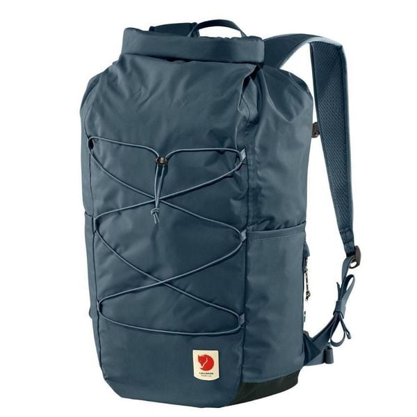 Plecak miejski High Coast Rolltop 26. Niebieskie plecaki Fjällräven, bez wzorów. Za 463.85 zł.