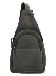 HIDE & STITCHES Skórzana torebka w kolorze czarnym - 18 x 33 x 8,5 cm rozmiar: onesize. Czarne plecaki HIDE & STITCHES, bez wzorów, z materiału, na ramię, bez dodatków. Za 176.45 zł.